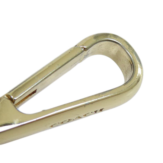 COACH Handbag 25169 leather black logo 2WAY Women Used Authentic