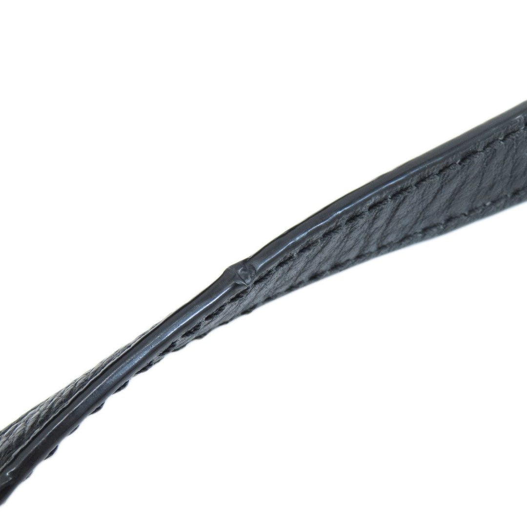 COACH Handbag 25169 leather black logo 2WAY Women Used Authentic