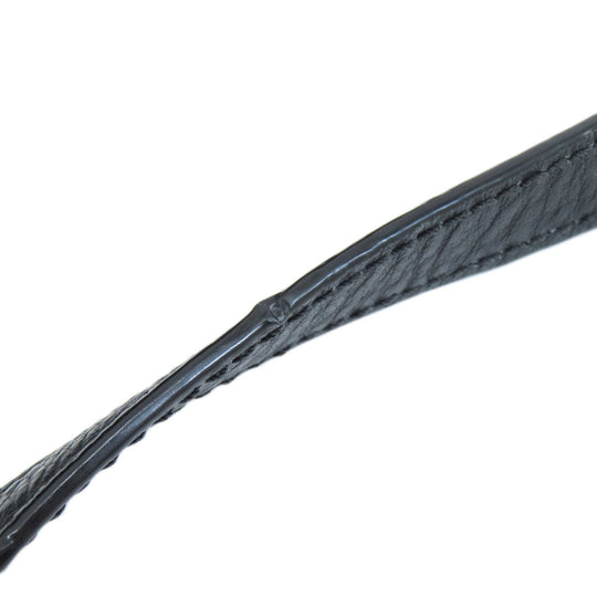 COACH Handbag 25169 leather black logo 2WAY Women Used Authentic