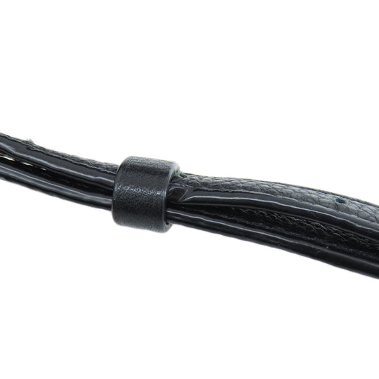 COACH Handbag 25169 leather black logo 2WAY Women Used Authentic