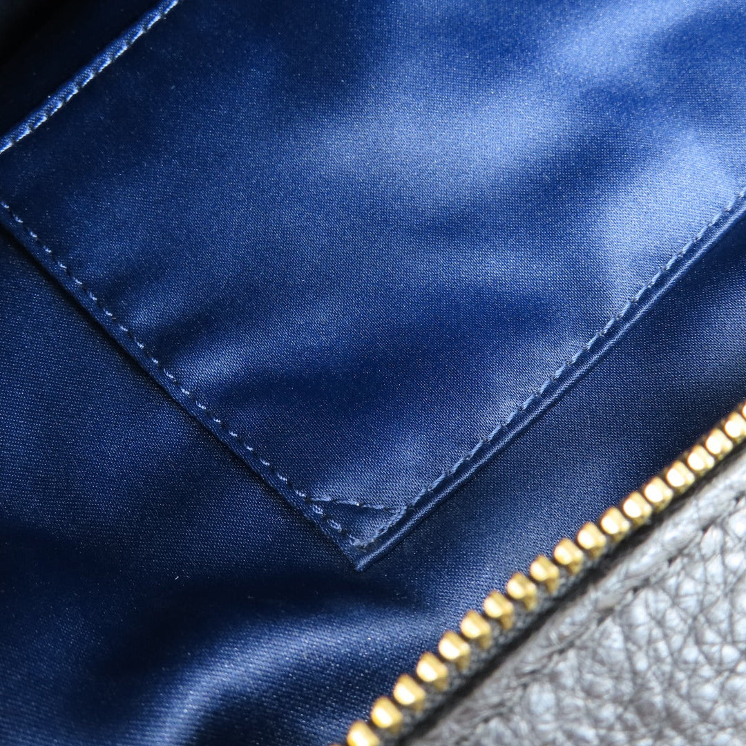 COACH Handbag 25169 leather black logo 2WAY Women Used Authentic