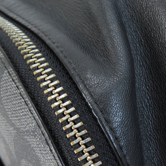 COACH Backpack F58315 PVC, Leather black Signature Women Used Authentic