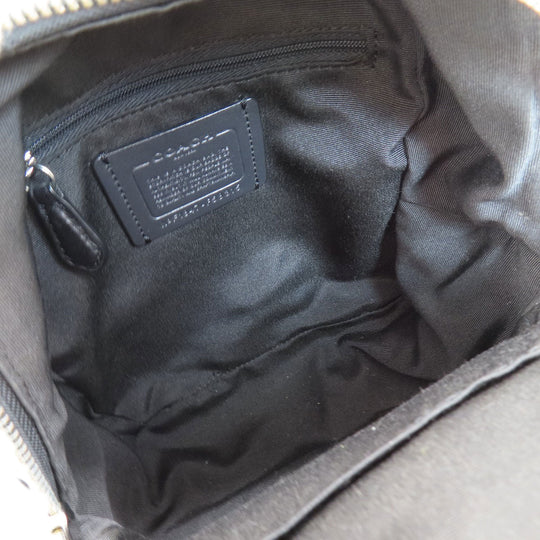 COACH Backpack F58315 PVC, Leather black Signature Women Used Authentic