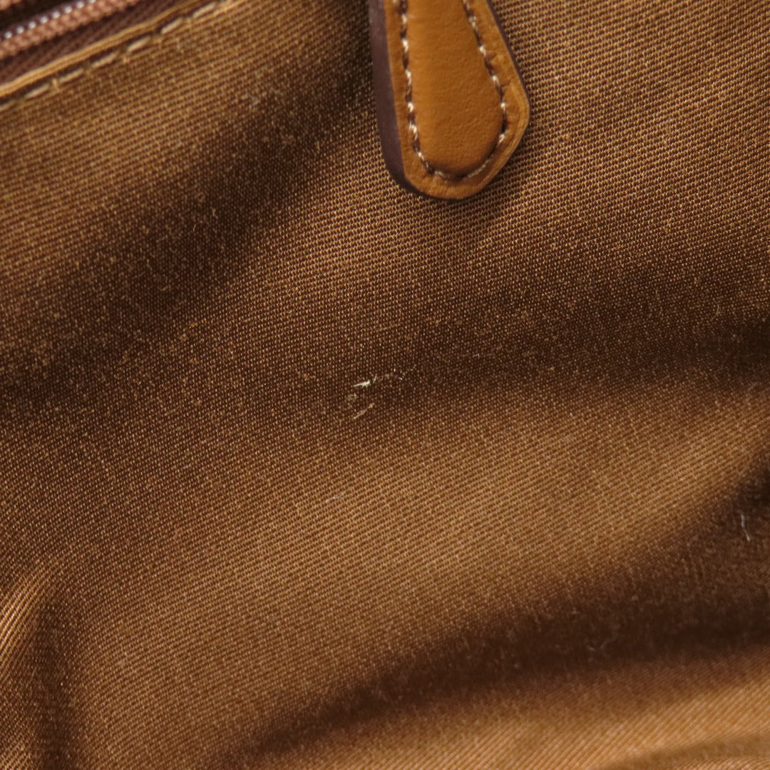 COACH Tote Bag F57842 PVC Brown Signature