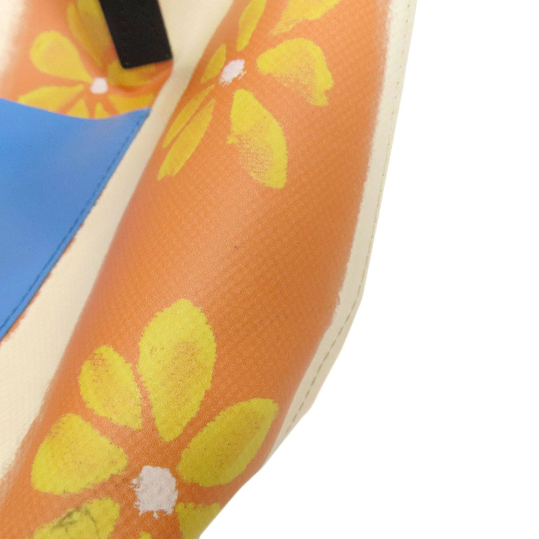 MARNI Tote Bag SHMP0066A1P4605 PVC Orange DAISY LANE print bag