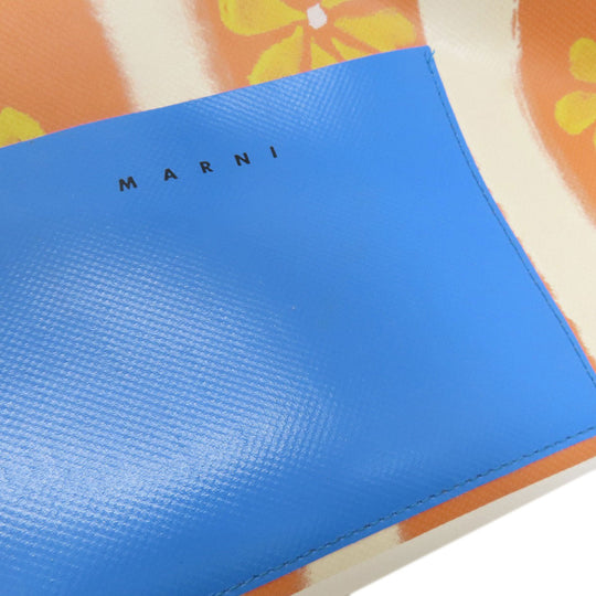 MARNI Tote Bag SHMP0066A1P4605 PVC Orange DAISY LANE print bag
