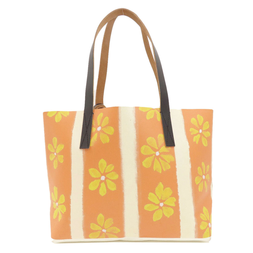 MARNI Tote Bag SHMP0066A1P4605 PVC Orange DAISY LANE print bag