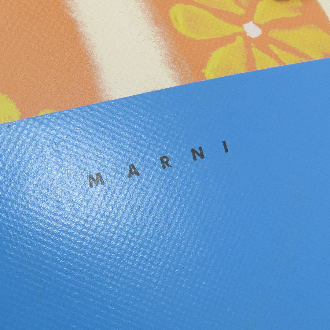 MARNI Tote Bag SHMP0066A1P4605 PVC Orange DAISY LANE print bag