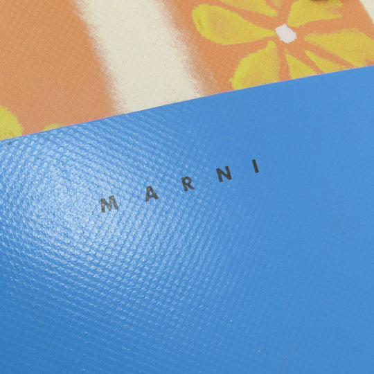 MARNI Tote Bag SHMP0066A1P4605 PVC Orange DAISY LANE print bag