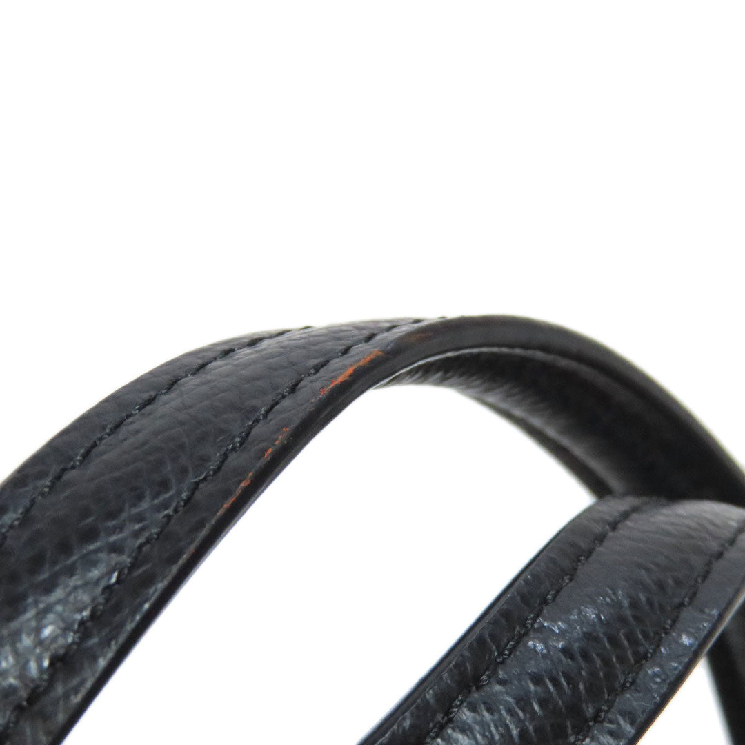 COACH Tote Bag F36606 PVC black logo Women Used Authentic