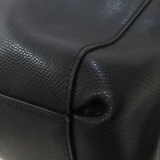 COACH Tote Bag F36606 PVC black logo Women Used Authentic