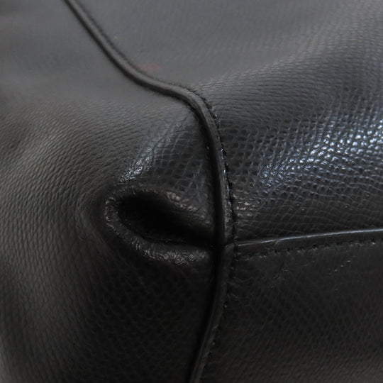 COACH Tote Bag F36606 PVC black logo Women Used Authentic