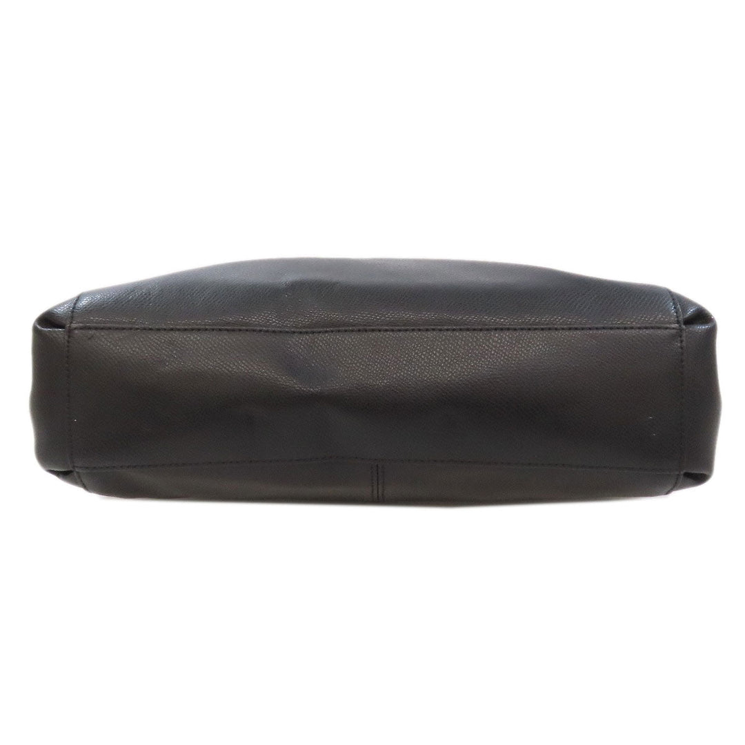 COACH Tote Bag F36606 PVC black logo Women Used Authentic