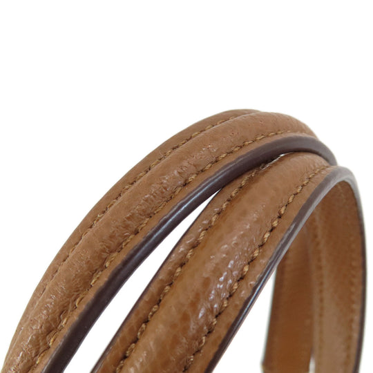 COACH Handbag F57273 PVC Brown Signature 2WAY Women Used Authentic