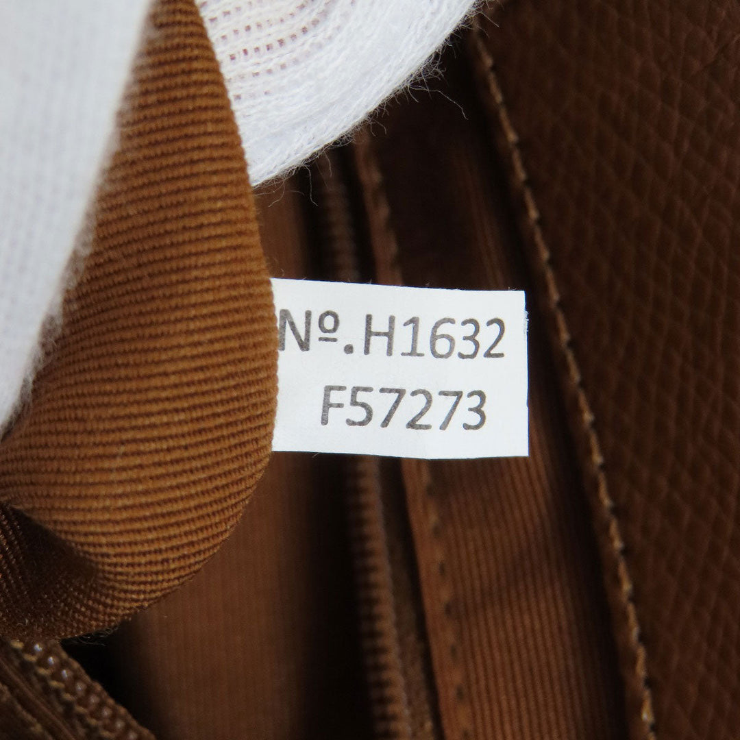 COACH Handbag F57273 PVC Brown Signature 2WAY Women Used Authentic