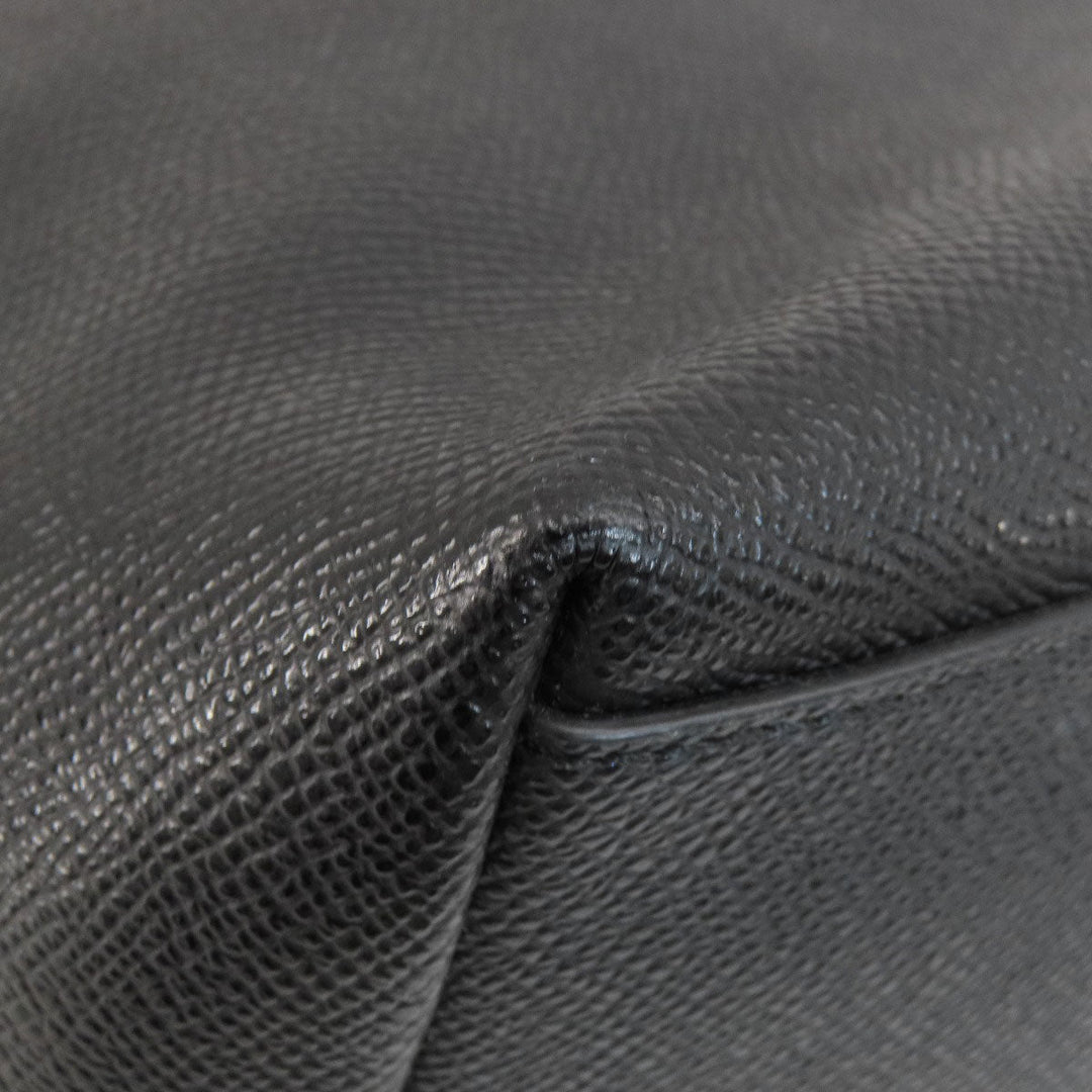 COACH Tote Bag F58846 leather black logo Women Used Authentic