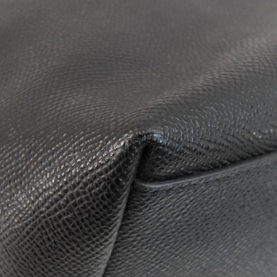 COACH Tote Bag F58846 leather black logo Women Used Authentic