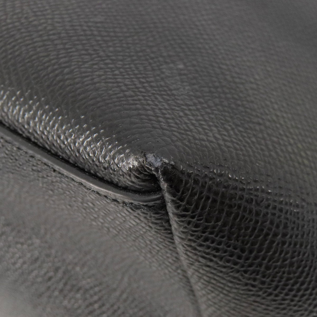 COACH Tote Bag F58846 leather black logo Women Used Authentic