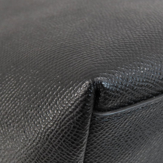 COACH Tote Bag F58846 leather black logo Women Used Authentic