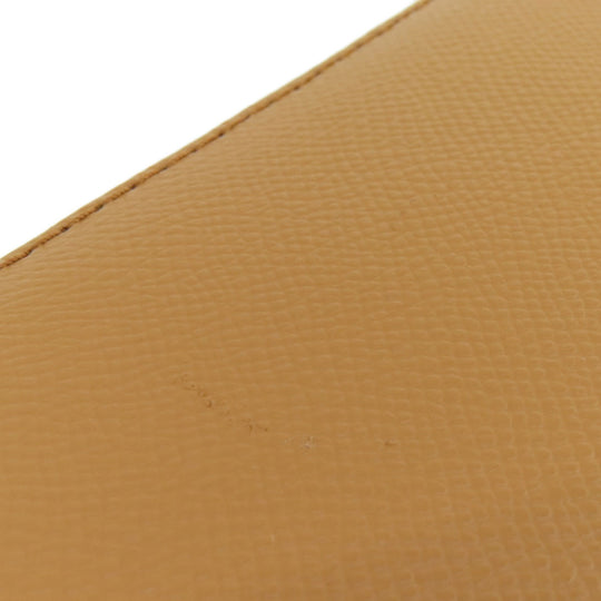 MICHAEL KORS Shoulder Bag leather Ocher logo Women Used Authentic