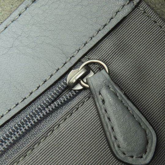 COACH Tote Bag F59403 leather gray logo