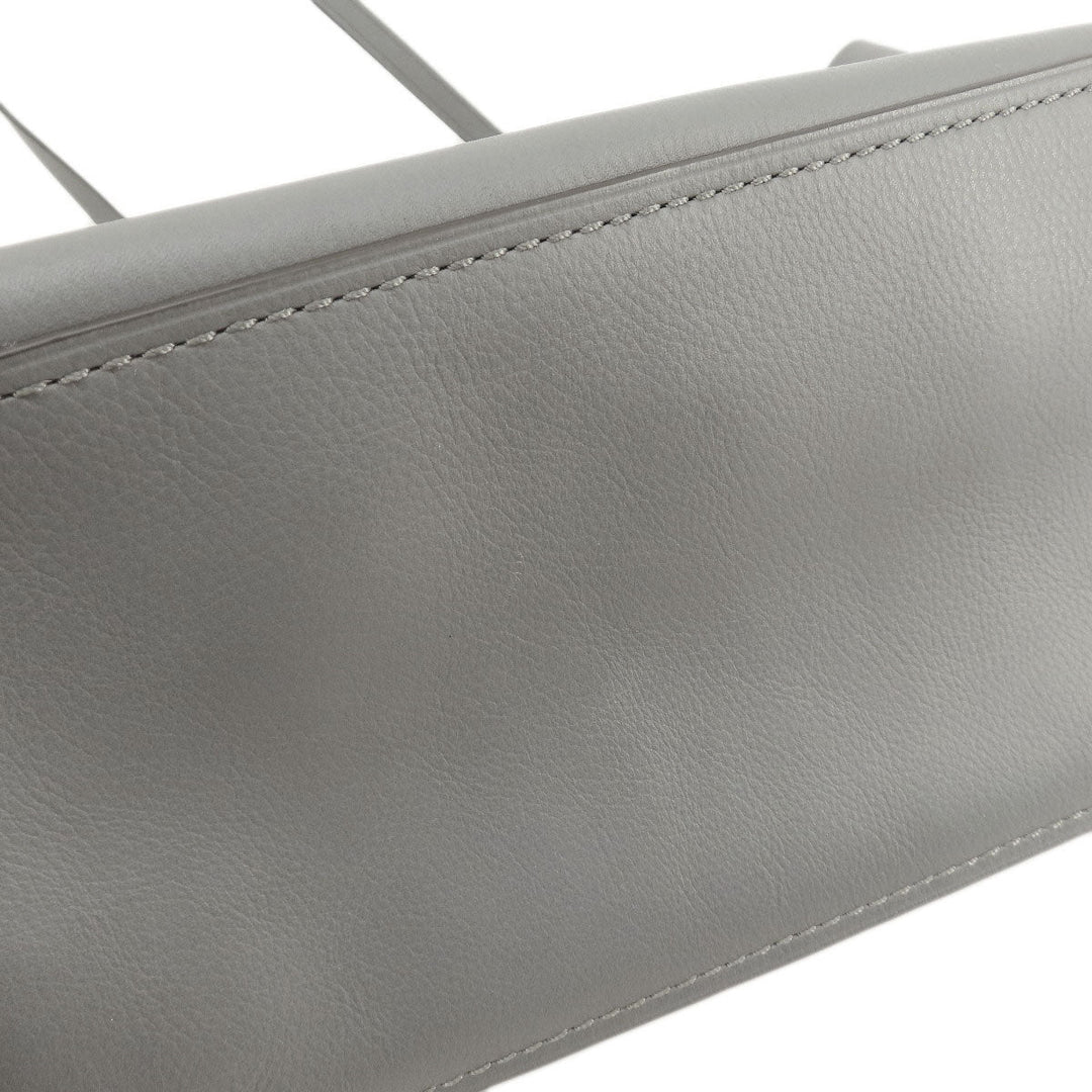 COACH Tote Bag F59403 leather gray logo