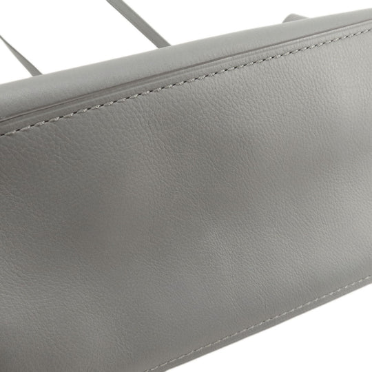 COACH Tote Bag F59403 leather gray logo