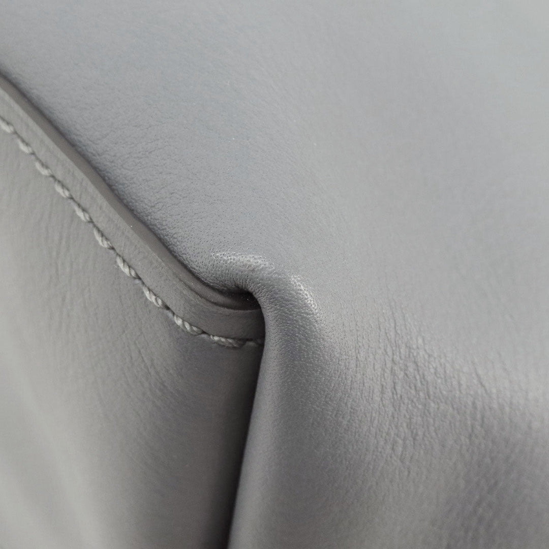 COACH Tote Bag F59403 leather gray logo