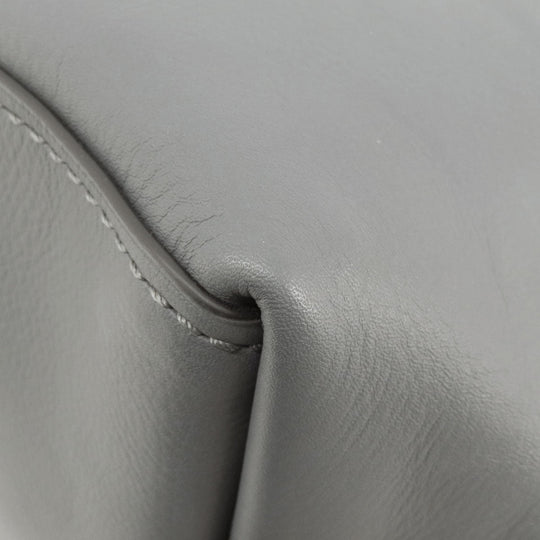 COACH Tote Bag F59403 leather gray logo