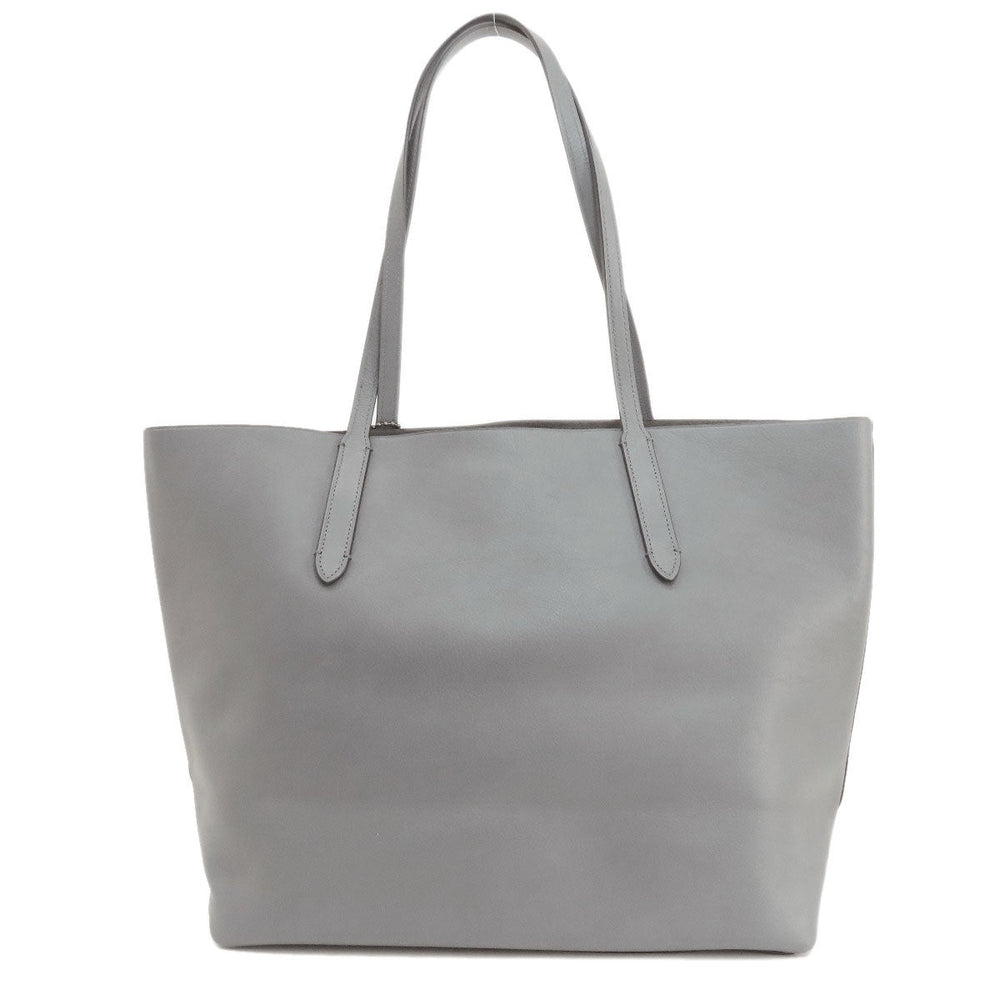 COACH Tote Bag F59403 leather gray logo