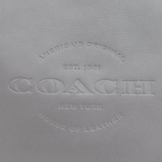 COACH Tote Bag F59403 leather gray logo