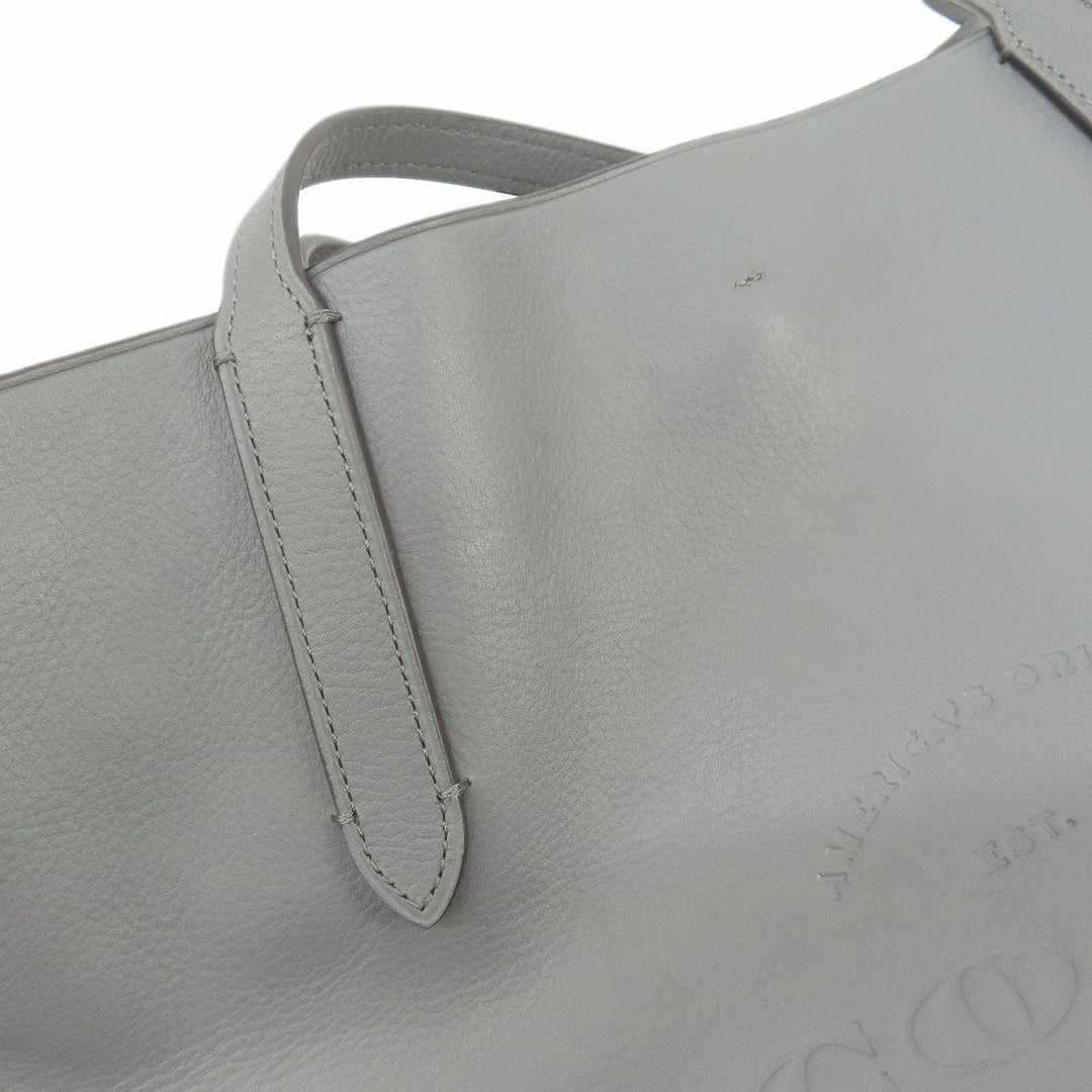 COACH Tote Bag F59403 leather gray logo