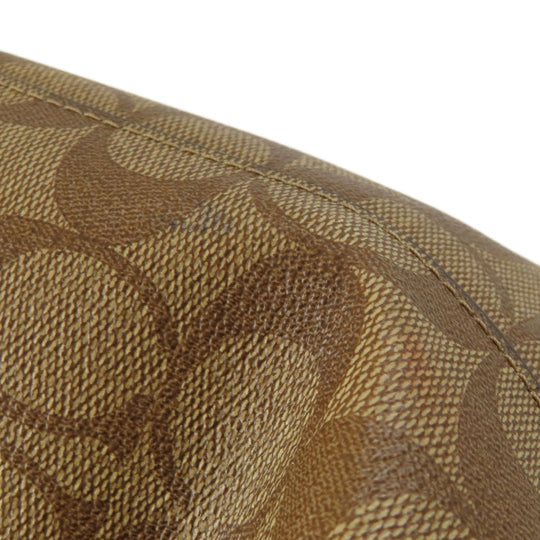 COACH Tote Bag F79609 PVC Brown Signature