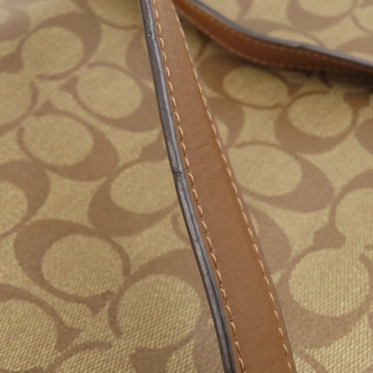 COACH Tote Bag F79609 PVC Brown Signature