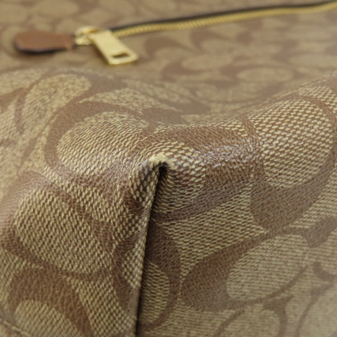 COACH Tote Bag F79609 PVC Brown Signature