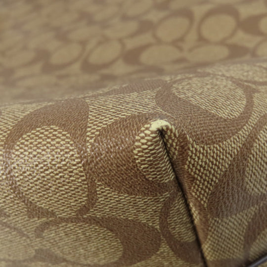 COACH Tote Bag F79609 PVC Brown Signature