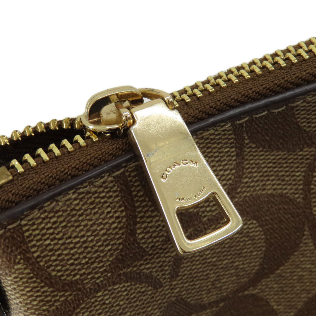 COACH Tote Bag F79609 PVC Brown Signature