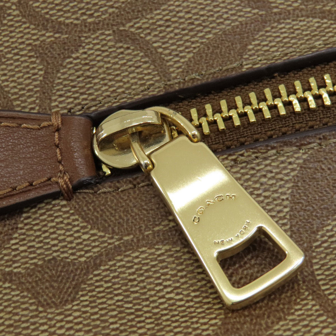 COACH Tote Bag F79609 PVC Brown Signature