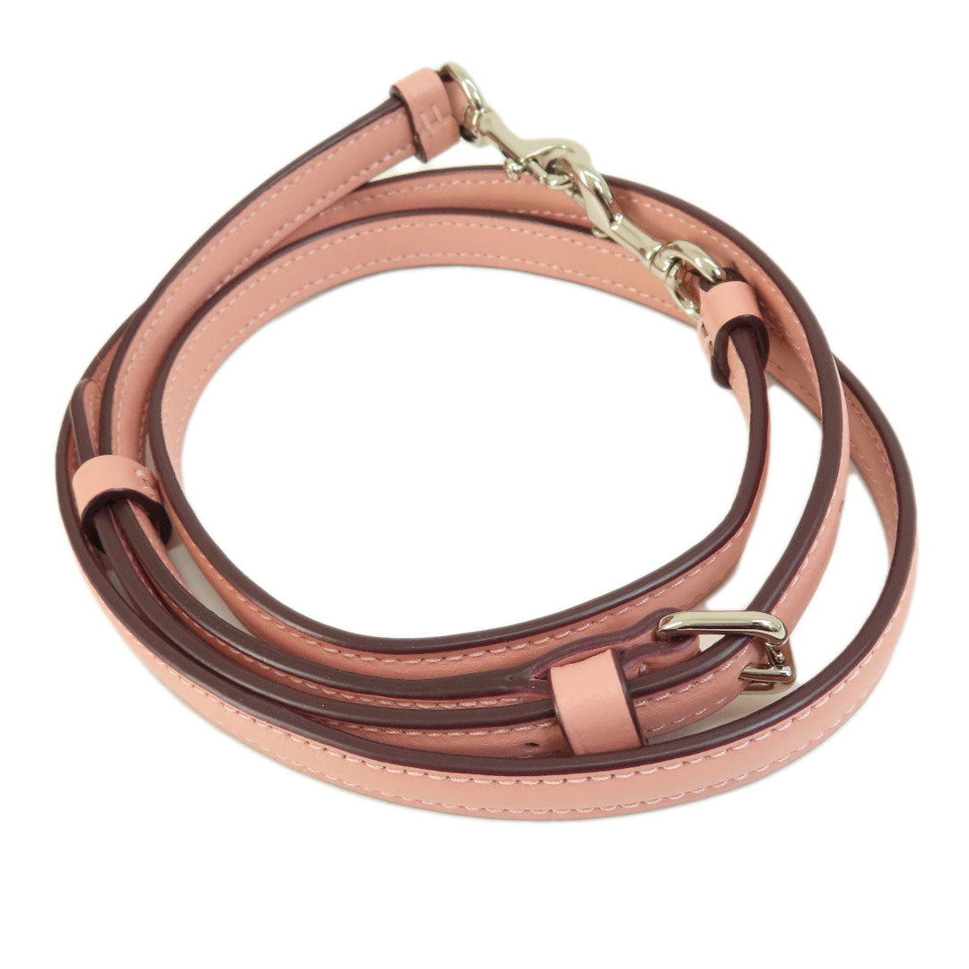 COACH Handbag F67027 PVC Brown Signature 2WAY Women Used Authentic