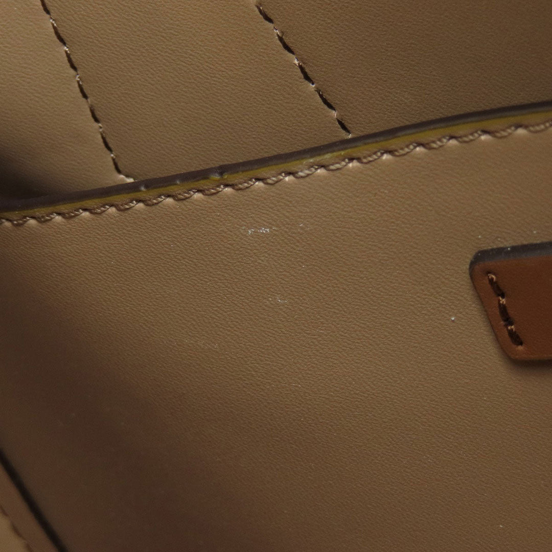 MICHAEL KORS Boston Duffel bag Coated canvas Brown Mini Boston MK Signature 2WAY