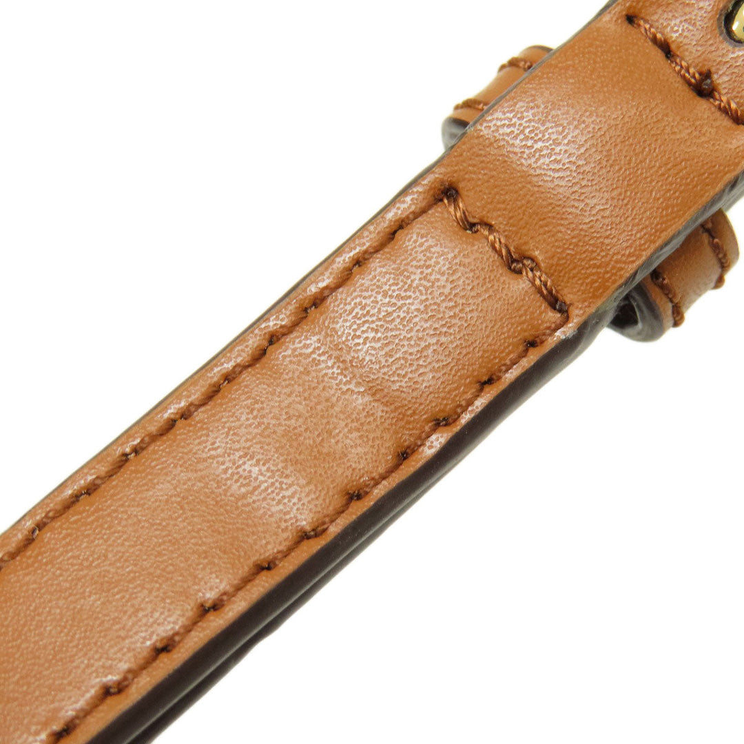 MICHAEL KORS Boston Duffel bag Coated canvas Brown Mini Boston MK Signature 2WAY