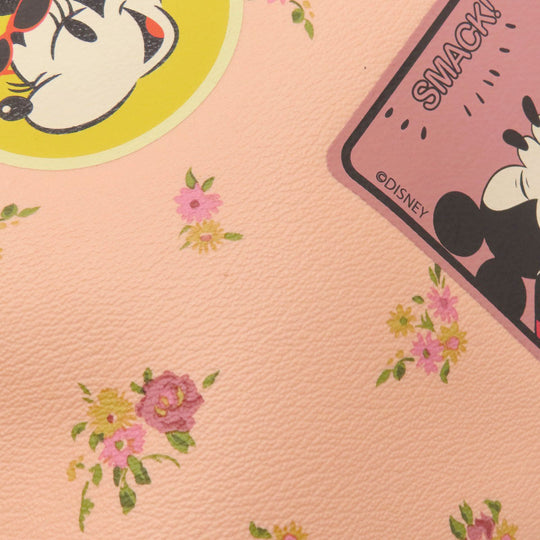 COACH Tote Bag F29359 PVC pink Reversible Disney Collaboration Women Used Authentic