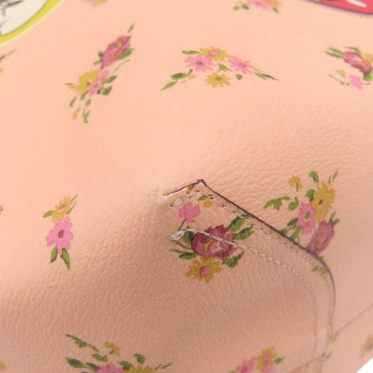 COACH Tote Bag F29359 PVC pink Reversible Disney Collaboration Women Used Authentic