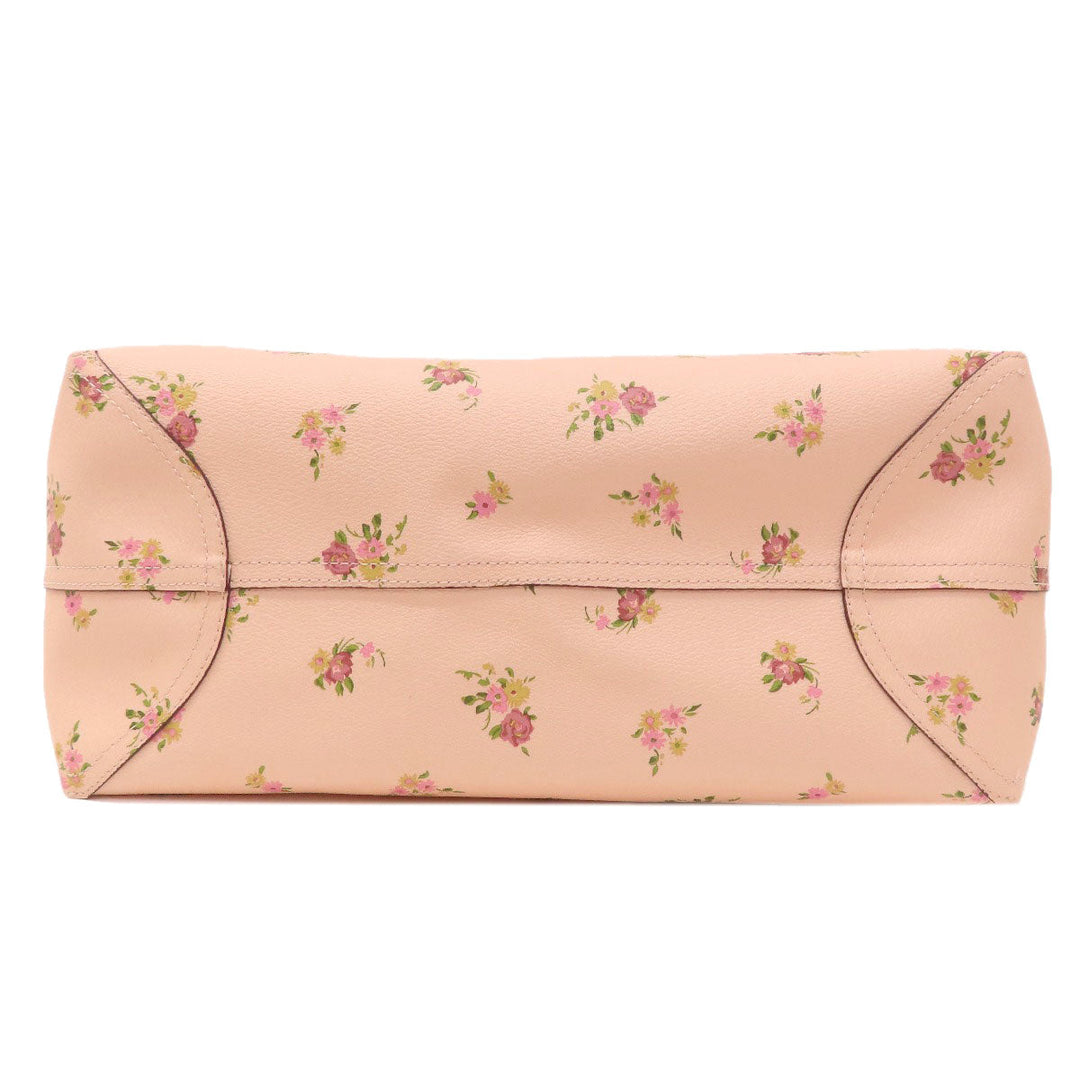 COACH Tote Bag F29359 PVC pink Reversible Disney Collaboration Women Used Authentic