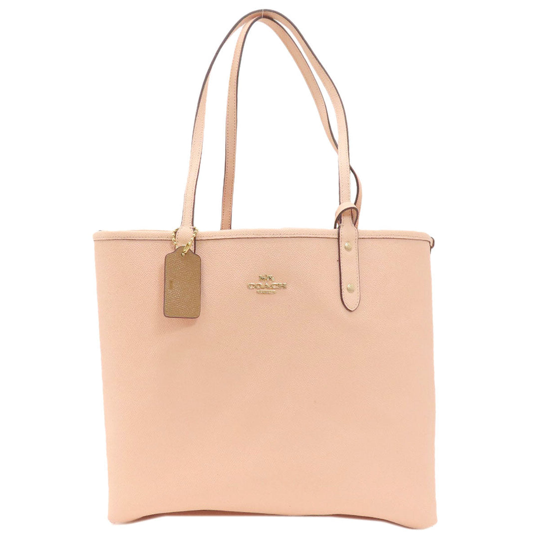 COACH Tote Bag F29359 PVC pink Reversible Disney Collaboration Women Used Authentic