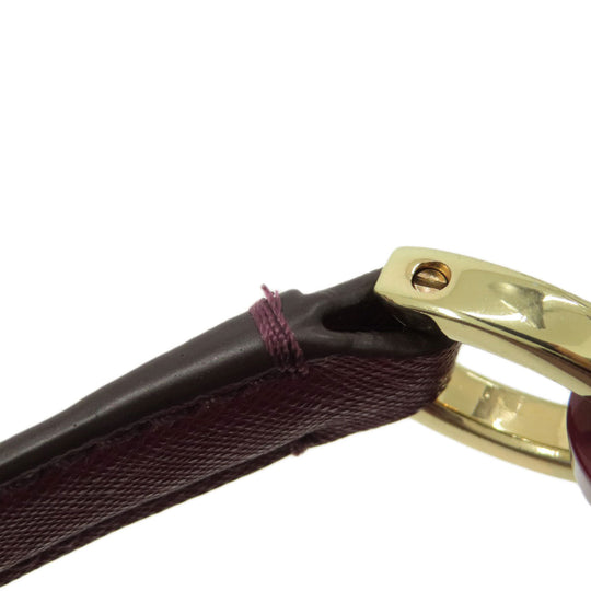 MICHAEL KORS Handbag leather purple 2WAY Women Used Authentic