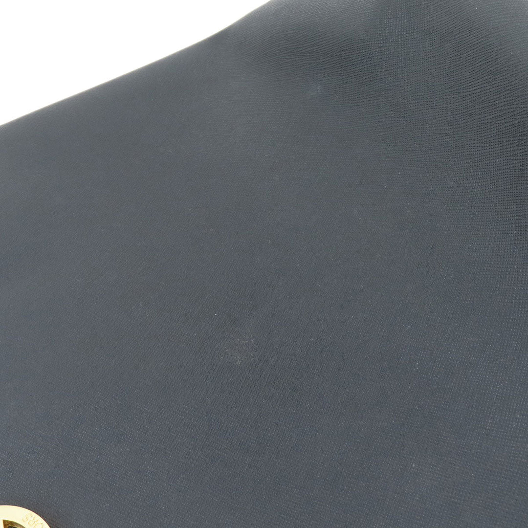 MICHAEL KORS Tote Bag PVC black logoMetal Women Used Authentic