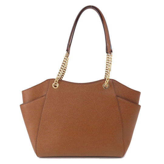MICHAEL KORS Tote Bag PVC Brown logo Women Used Authentic