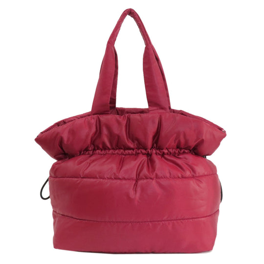MICHAEL KORS Tote Bag Nylon Red 2WAY Women Used Authentic
