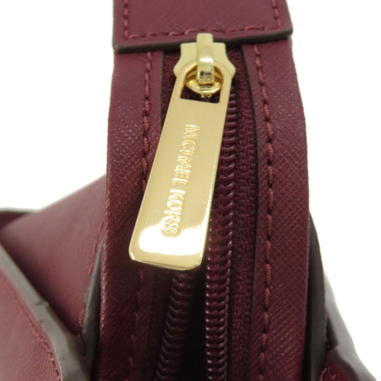 MICHAEL KORS Shoulder Bag PVC Red logo Women Used Authentic